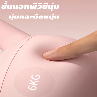 เคตเทิลเบลล์แบบนุ่ม เคตเทิลเบลล์ 4/6/8/10KG ลูกตุ้มยกน้ำหนัก ออกกำลังกาย ฟิตเนส ลดน้ำหนัก กันกระแทก ไร้เสียง