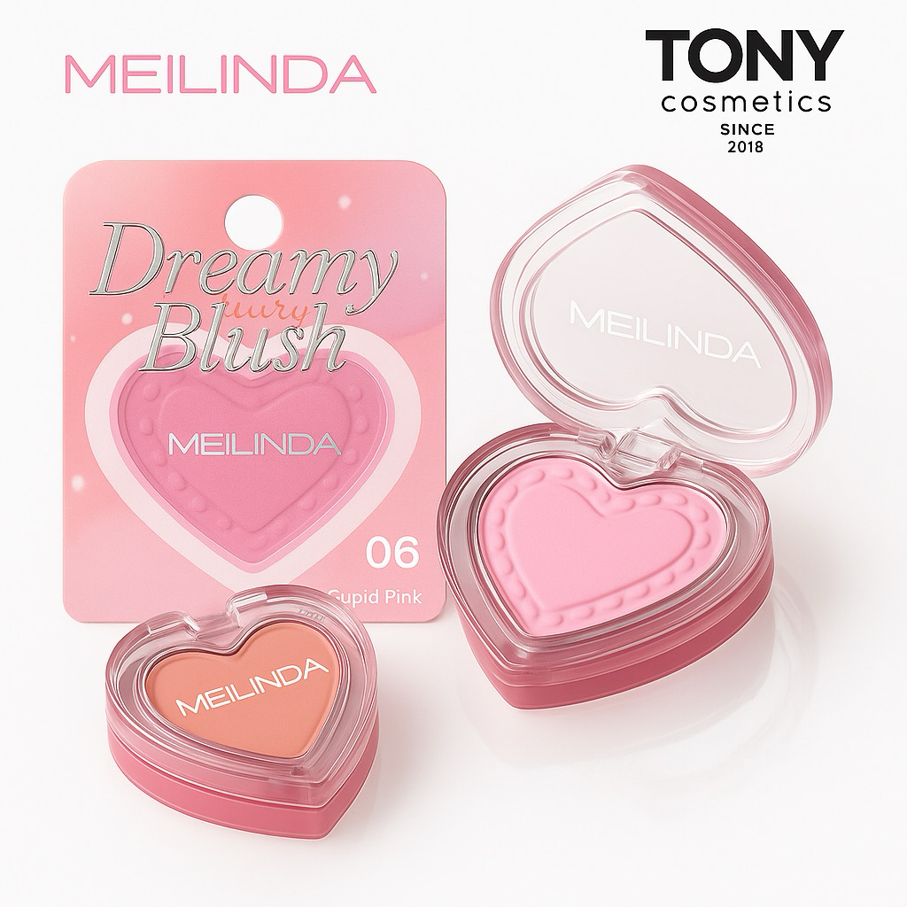ส่งด่วน/ส่งทันที Meilinda Dreamy Blurry Blush เมลินดา ดรีมมี่บลัช บลัชออนสีสวย ขนาด 2.8g MC5109