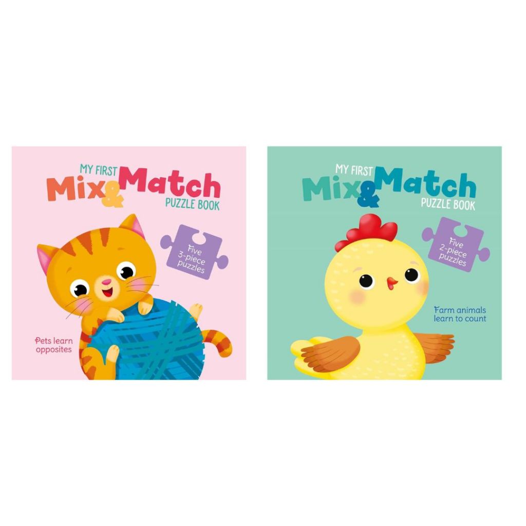 Little Genius - Mix & Match Puzzle Book Series