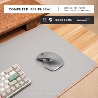 แผ่นรองเมาส์หนังกันลื่นขนาดใหญ่ แผ่นรองคีย์บอร์ด สำนักงาน Desk Mat Mouse Pad เสื่อโต๊ะนักเรียน ตัวเลือกขนาดต่างๆ