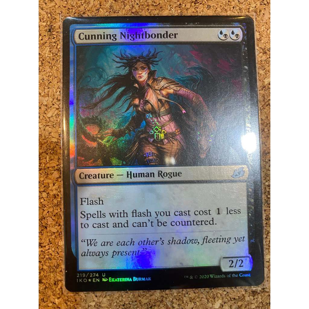 MtG Single Card: Cunning Nightbonder FOIL [IKO]