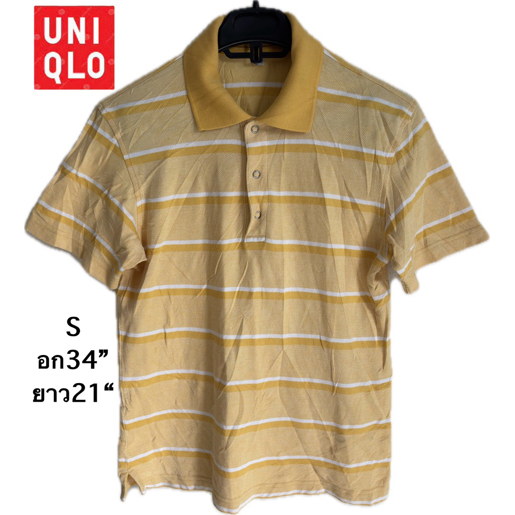 ปล ‼️มือสองขายตามสภาพ เสื้อคอปกกระดุม เสื้อโปโล GU FILA ยูนิโคล่ เสื้อโปโล UNIQLO
