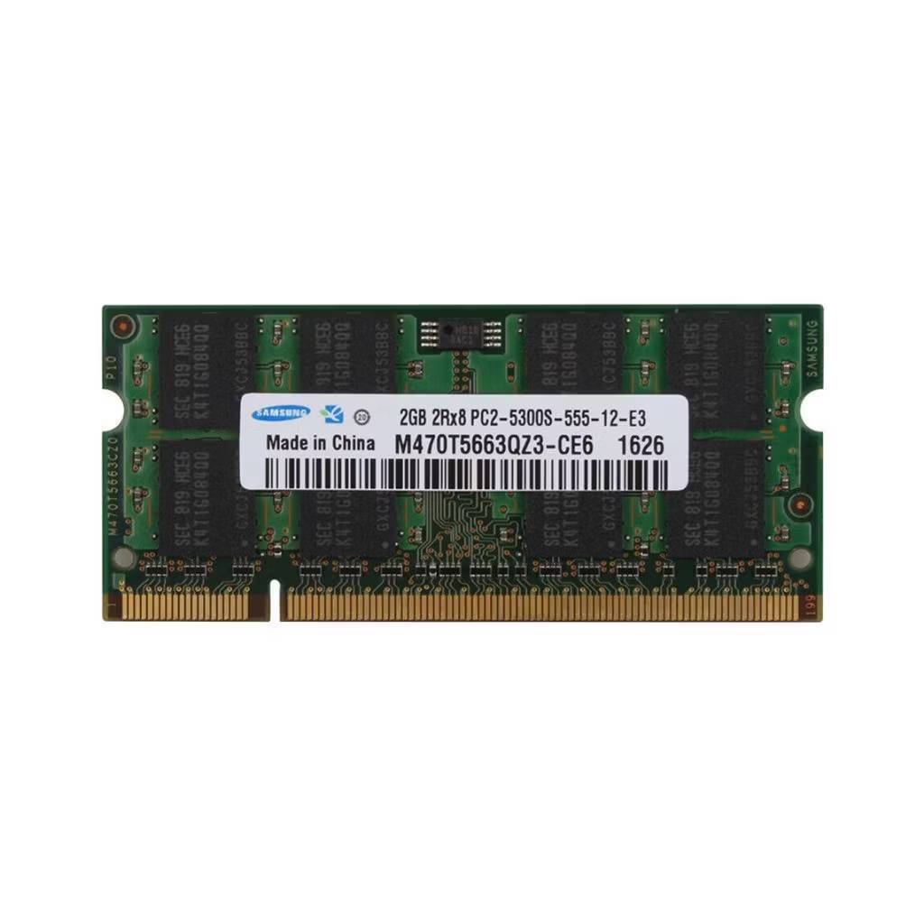Samsung 2GB DDR2 Bus 667MHz PC2-5300 แรมโน๊ตบุ๊ค(สินค้าใหม่) รับประกัน 2 ปี