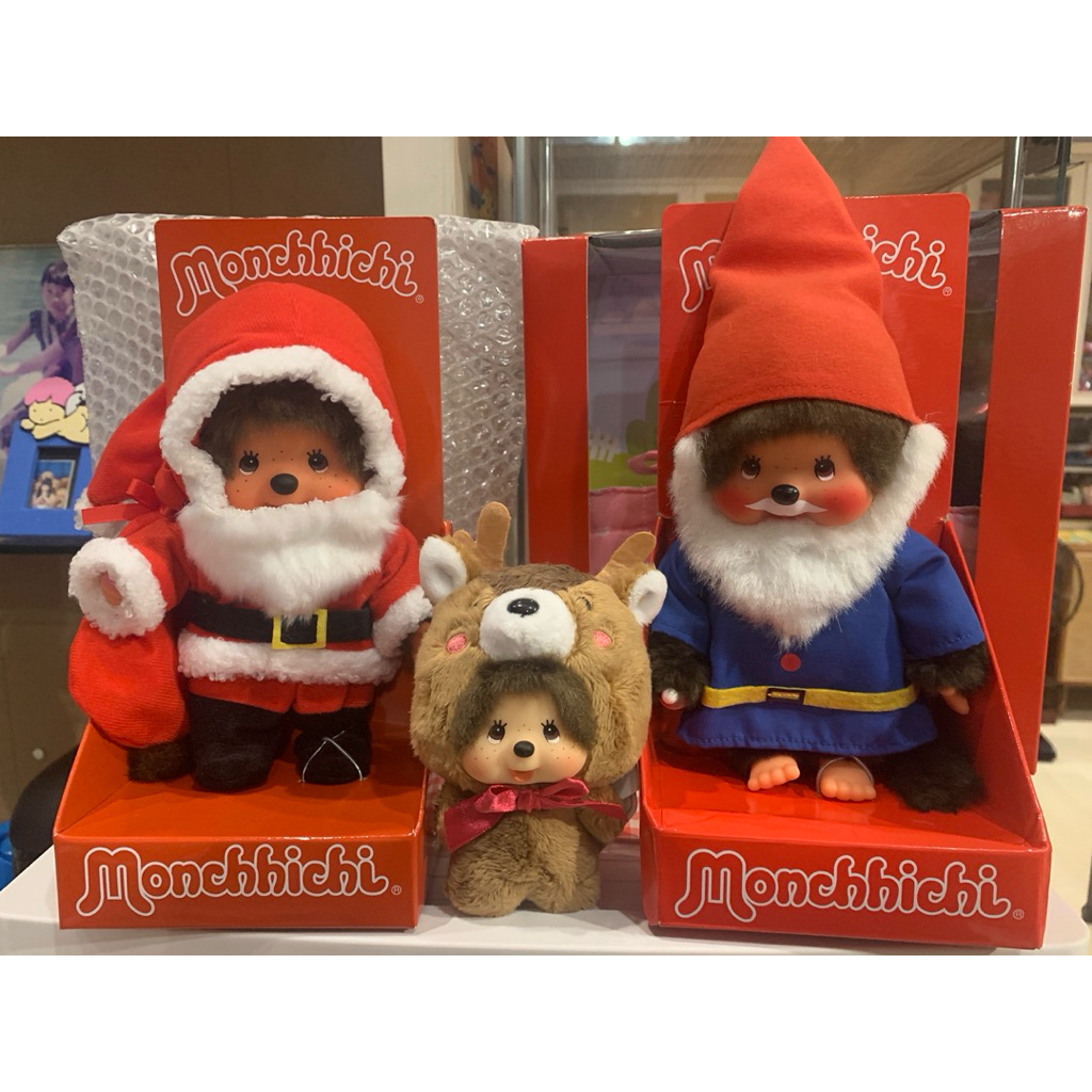 พร้อมส่งในไทย!!! น้องMonchhichi Christmas collection 💕🎅☃️🦌 สุดน่ารัก ของแท้100%