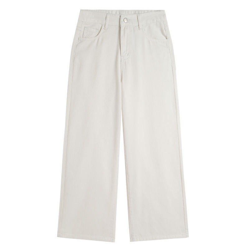 BIMI (S-3XL) กางเกงยีนส์ เอวสูง สไตล์เกาหลี แนววินเทจ เท้ากว้าง กางเกงยีนส์ขายาว สวยๆเก๋ๆ Jean Lady เสื้อผ้า ผู้หญิง - รูปที่ 5