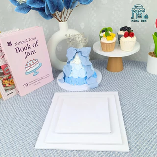 ฐานรองเค้ก แบบหนา (ลูกฟูก) พรีเมี่ยม [ครึ่งปอนด์ , 1 ปอนด์ , 2 ปอนด์] (50ชิ้น/แพ็ค)