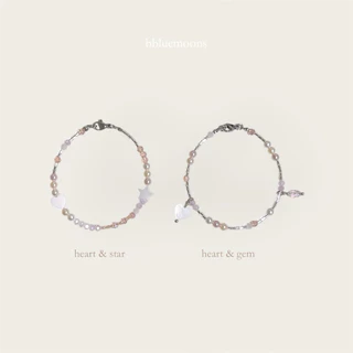 bbluemoons bracelets กำไลข้อมือลูกปัดเปลือกหอยมุก 🤍