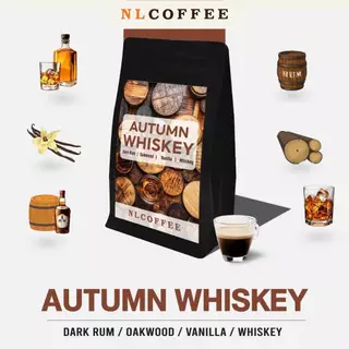 NLCOFFEE เมล็ดกาแฟ Autumn Whiskey 200g. (วิสกี้)