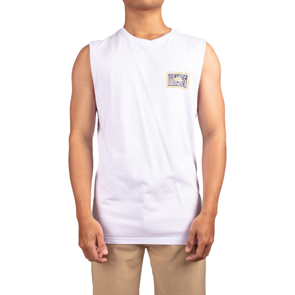 QUIKSILVER เสื้อยืดผู้ชาย Mens Twisted Tides Muscle-White 253 UQYZT05720-WBB0