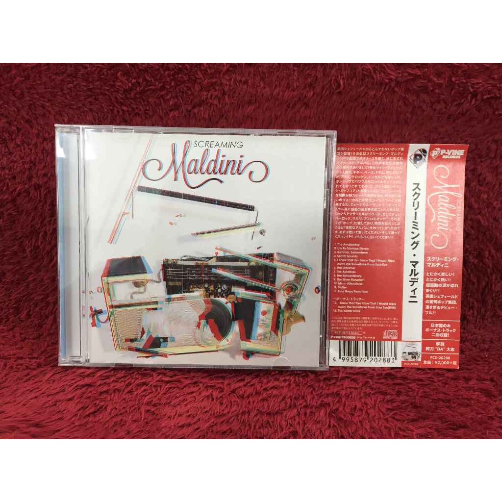 CD Screaming Maldini – Screaming Maldini สภาพตามรูปปก EA27-179