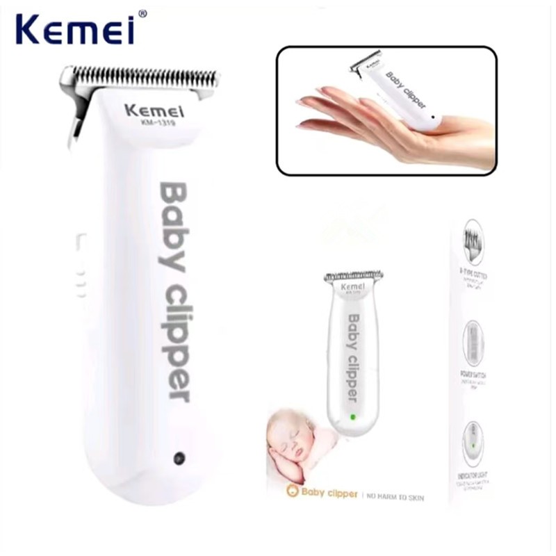 ปัตตาเลี่ยนตัดผม Kemei KM-1319 เสียงเบา ใช้ได้ทั้งมือซ้ายและมือขวา สำหรับเด็กและผู้ใหญ่