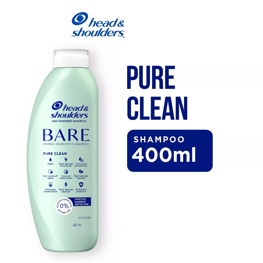 แชมพู Head and Shoulders BARE Anti Dandruff Shampoo 400ml