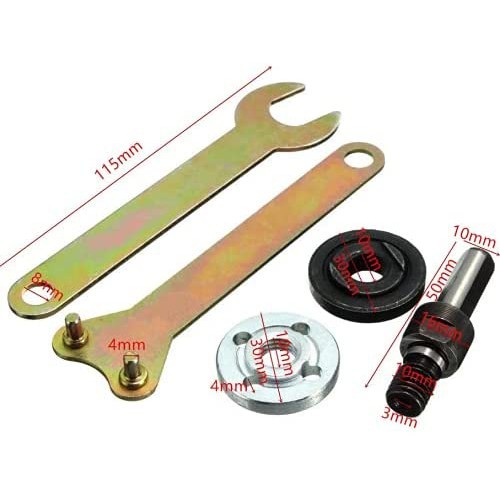 ประแจอะแดปเตอร์แปลงสว่าน เส้นผ่านศูนย์กลาง 10 มม. 5 ชิ้น ต่อชุด