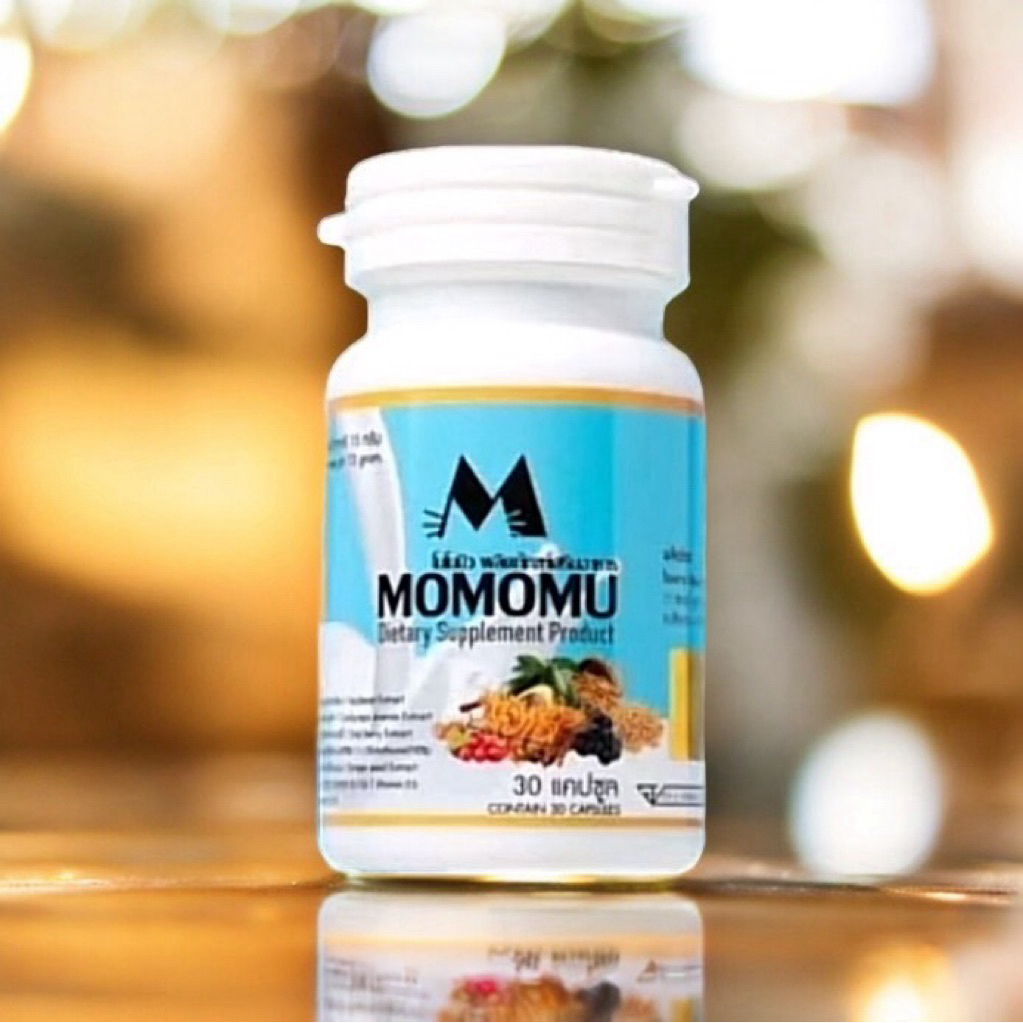 MOMOMU โมโมมิวกลูต้าพลัส ไฟโตเอสโตรเจน ของแท้ 100% ตระกร้าตัวแทนหลักภาคกลาง