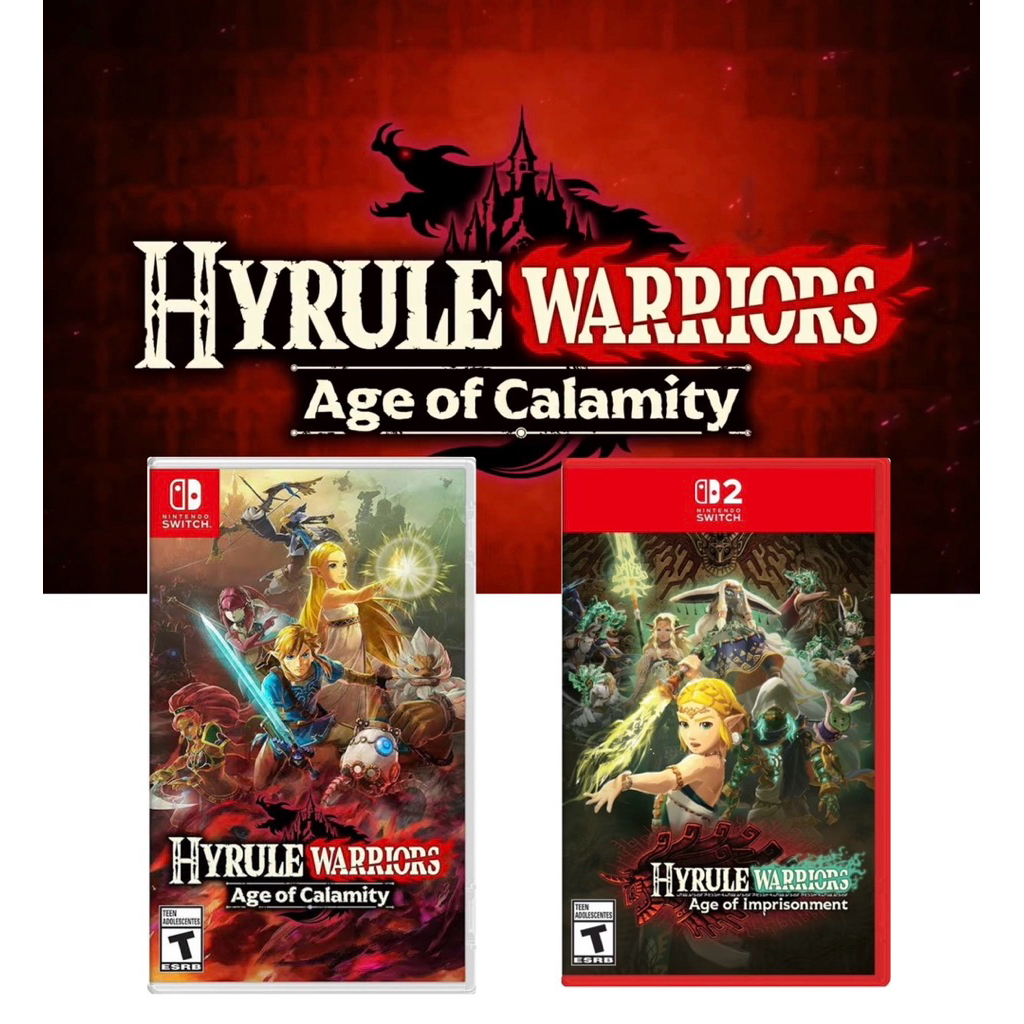 Ns1,2 Switch 1,2 RPG🍄 Hyrule Warriors: Age of Calamity ,imprisonment(มือ1)