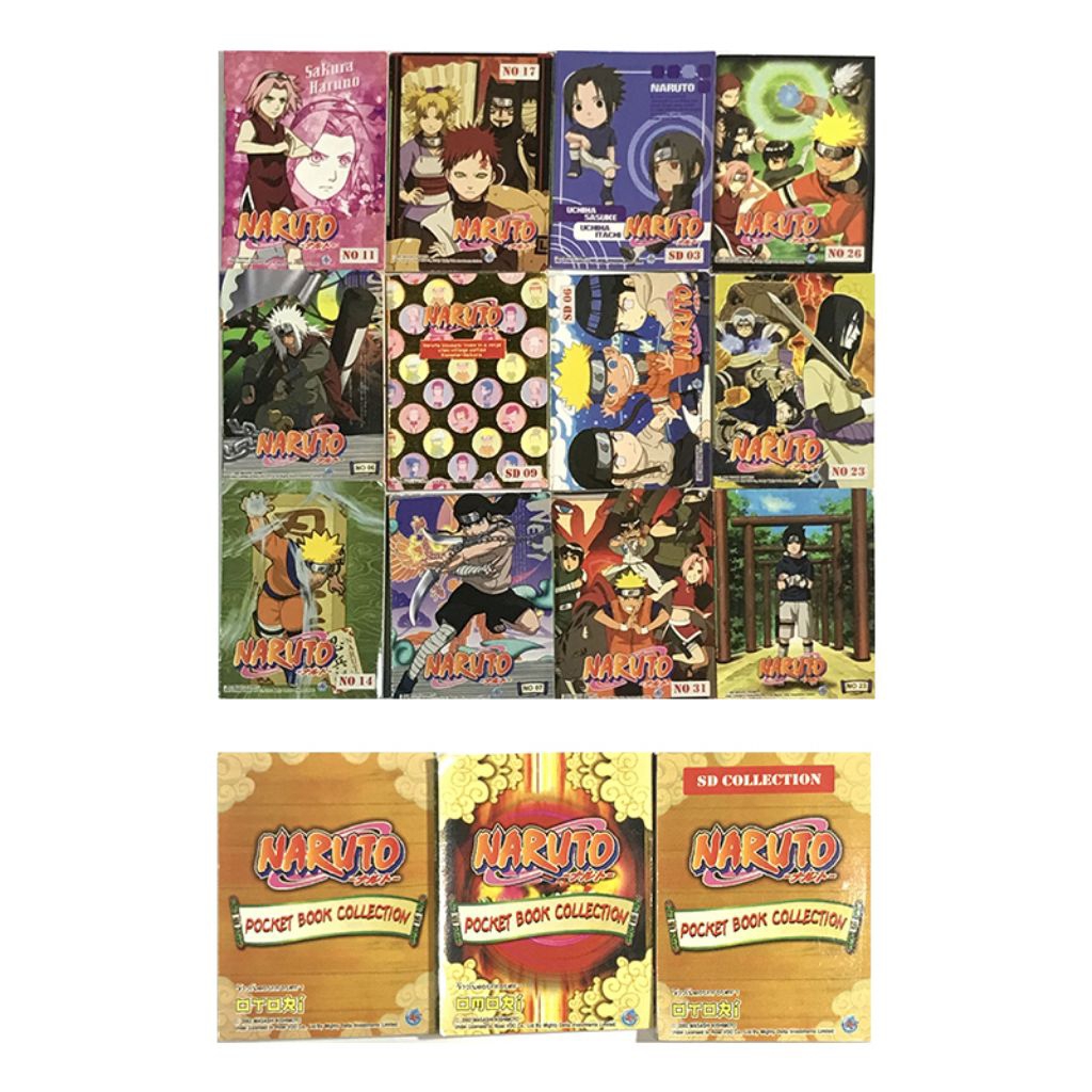 สมุดเล่มเล็กนารูโตะ Naruto แถมขนมโอโตริ Otori ของสะสม