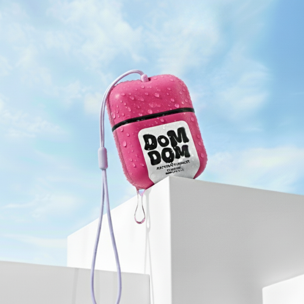 DOM DOM ยาดมเป๊ปเปอร์มิ้นท์ มีสายคล้องคอกลิ่นหอมเย็นสดชื่นกลิ่นเป๊ปเปอร์มิ้นท์ มี5สีให้เลือก - รูปที่ 2