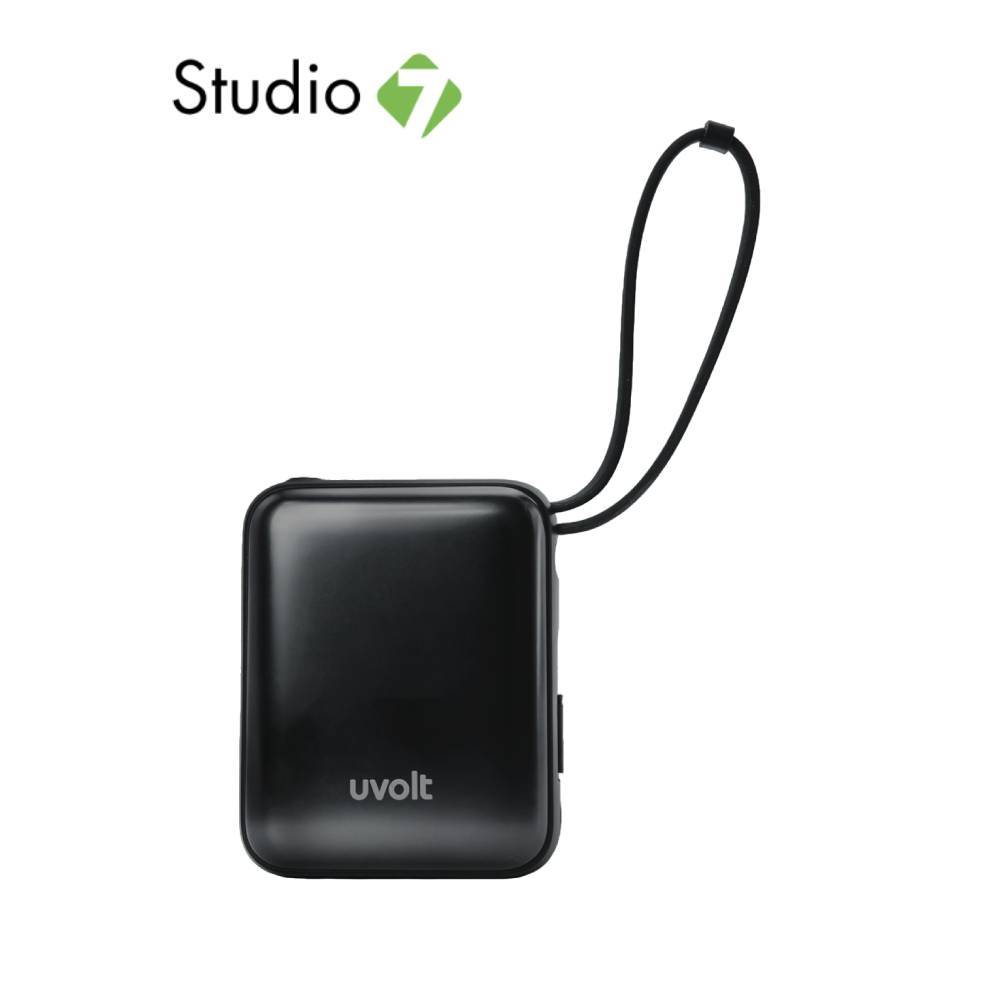พาวเวอร์แบงค์ UVolt 10000 mAh Super Mini Fast Charging 35W UVP10C-05 Black (CCC) by Studio7