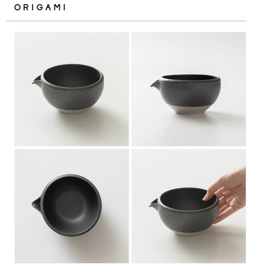 (พร้อมส่ง) MATCHACHAN | Origami Katakuchi Matcha Bowl Pour ถ้วยมัทฉะ ปากริน แบรนด์ Origami จาก Japan