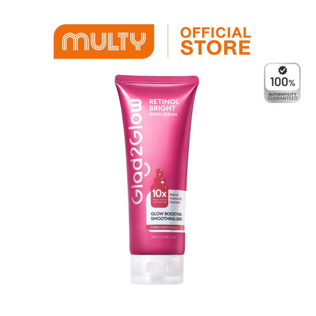 Glad2Glow Retinol Bright Body Serum 180 ml. retinol เรตินอล