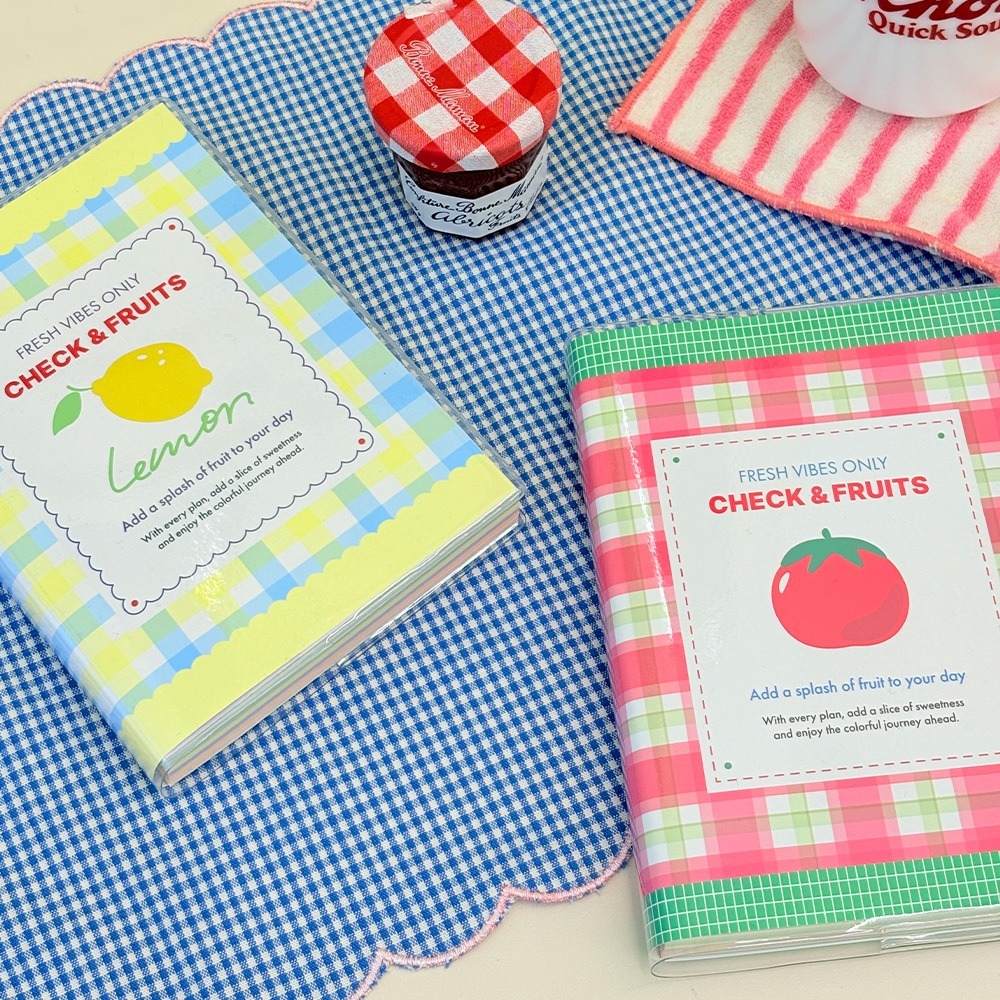 Check & Fruits Perpetual Daily Planner-6 months แพลนเนอร์รายวัน