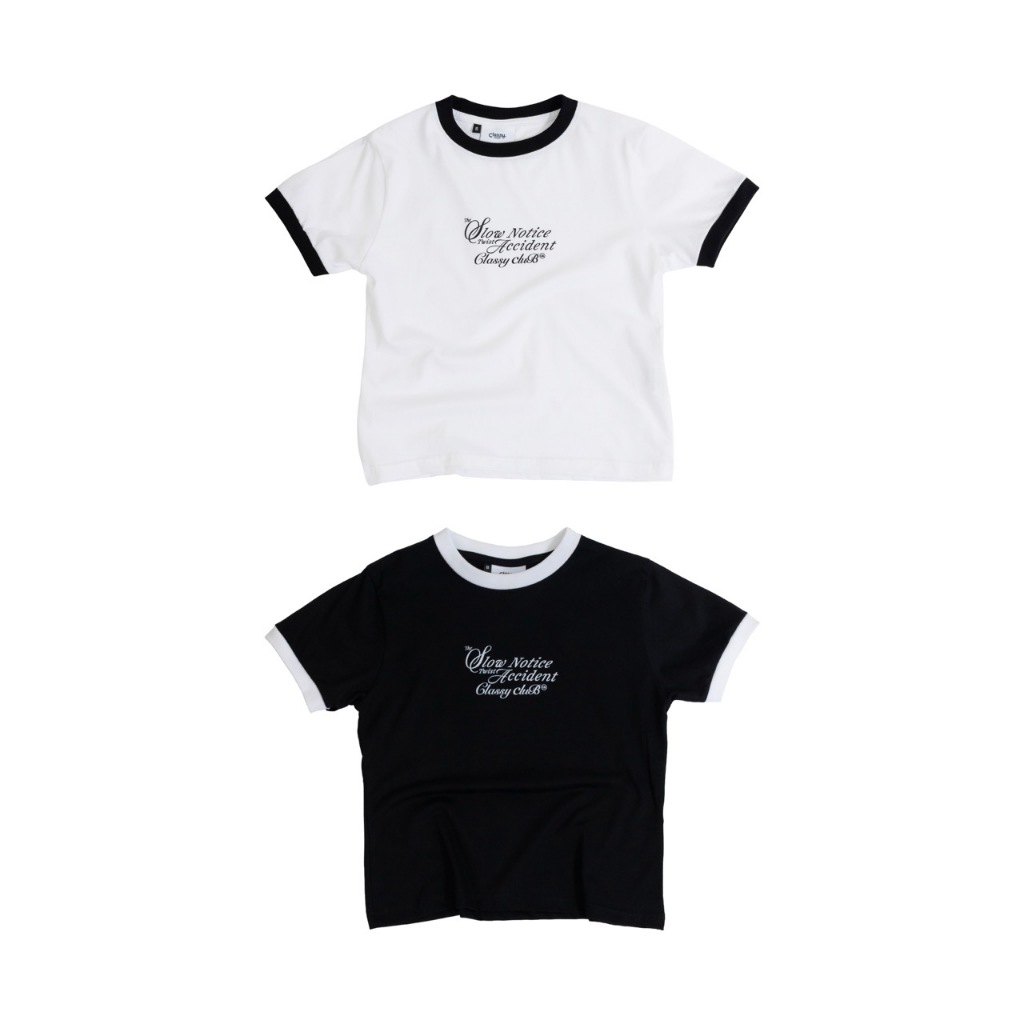 Classy Club - เสื้อยืด เเขนสั้น รุ่น Twist Ringer Baby Tee - รูปที่ 2