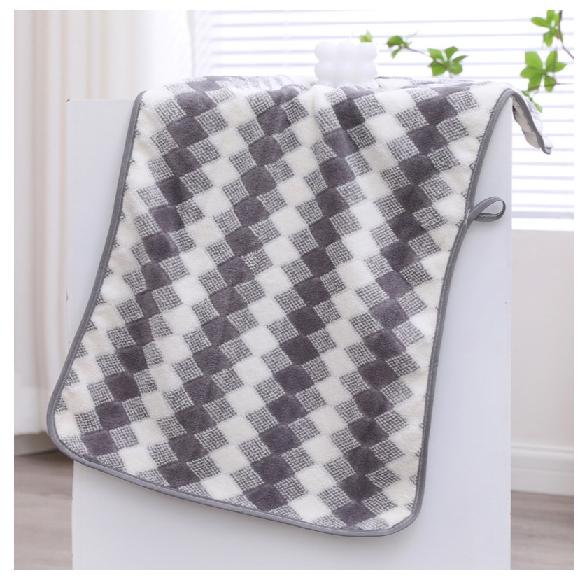 ผ้าเช็ดตัว ผ้าเช็ดผม cotton100% ขนาด35x75 ซม แห้งเร็วและสวยงาม เนื้อนุ่ม - รูปที่ 6