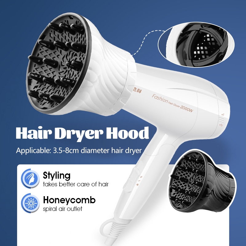 หัวไดร์กระจายลม ตัวกระจายลมไดร์เป่าผม อบแห้งง่าย ง่ายมาก Diffuser เป่าผมหยิก หยักศกและผมดัดลอน อินเตอร์เฟซสากล