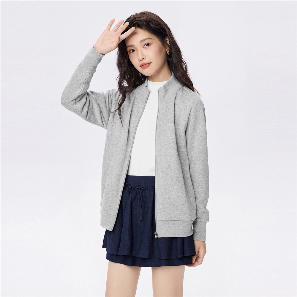 GIORDANO (Online Exclusive) เสื้อแจ็คเก็ตผู้หญิง Women's Stand collar jacket 13373801