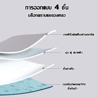 ที่นอนบาง ผ้าปูกันฉี่ผู้ใหญ่ 4 ชั้น กันซึมแน่น 3.5/5/6ฟุต กันปัสสาวะ กันปัสสาวะ ป้องกันปัสสาวะซึม ซักเครื่องง่าย