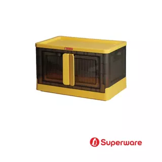Srithai Superware กล่องพลาสติก กล่องเก็บของพับได้ กล่องเก็บของอเนกประสงค์ พับได้ วางซ้อนได้ ตู้พับอเนกประสงค์ รุ่น BY-67