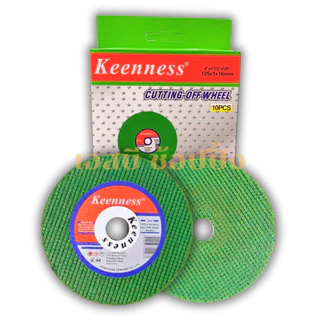 **(ยกลัง 400ใบ)** ใบตัด Keenness 4" ใบตัดเหล็ก ใบตัดสแตนเลส ใบตัดบาง ใบตัด 4 นิ้ว SB+