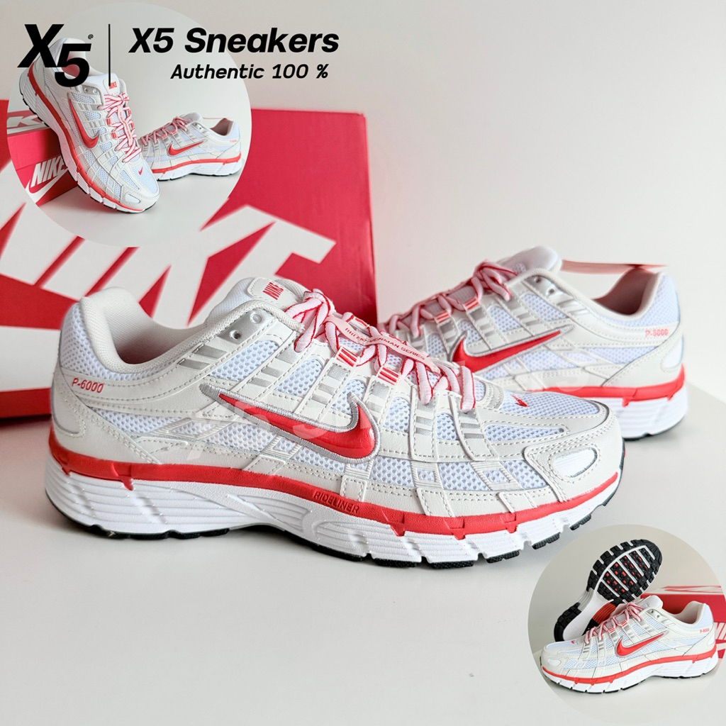 Nike ของแท้ 100% P6000 สีขาวส้ม