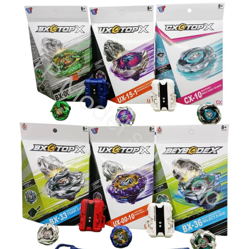 เบย์เบลดXภาคใหม่ BX00 UX16 CX10 CX00 เบย์เบลดจะเข้ วูฟฮัฟ ชาร์คสเกล ไนท์เมล ไวไทเกอร์