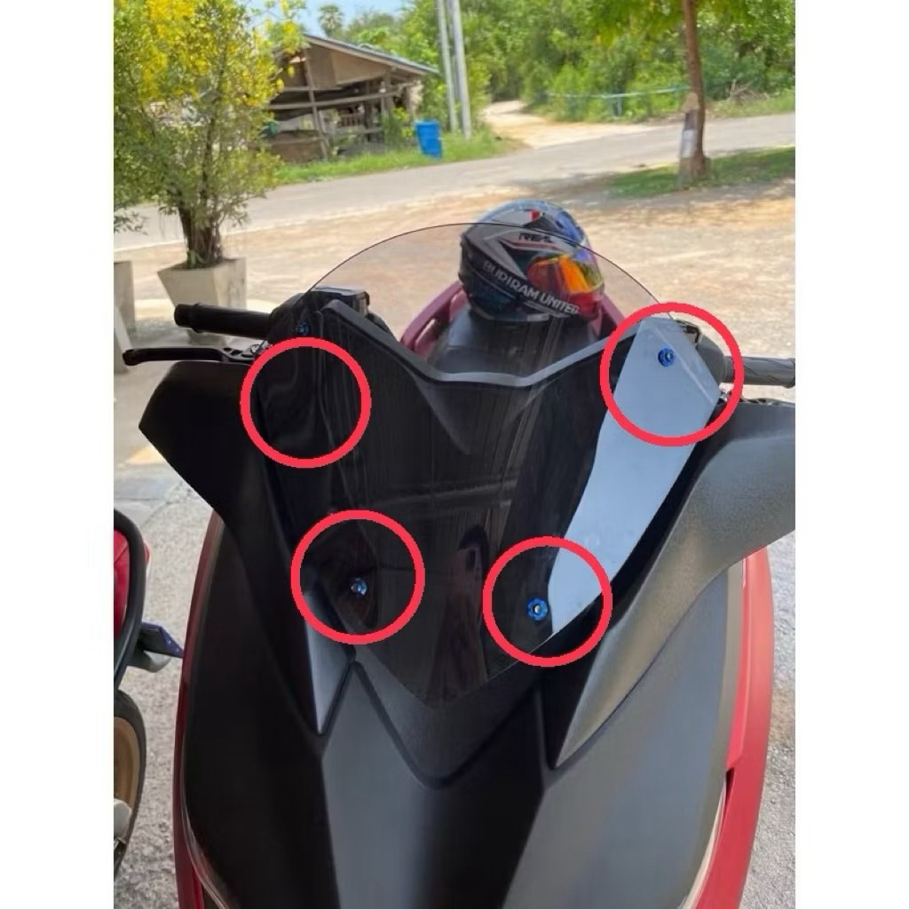 น๊อตยึดชิวหน้า(ก้นหอย) Nmax,Xmax,Xmax300,ADV150  (1ชุด:4ตัว)