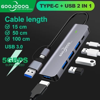 GOOJODOQ Usb Hub 3.0 Type C Adapter แล็ปท็อปสำหรับ MacBook Ipad อุปกรณ์เสริมส่วนขยาย Pd Charger Port