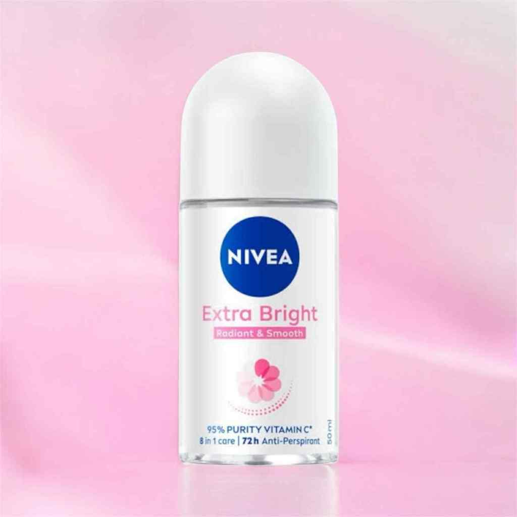 โรลออน นีเวีย 50 มล. สำหรับผู้หญิง โรลออนลดเหงื่อและระงับกลิ่นกาย NIVEA
