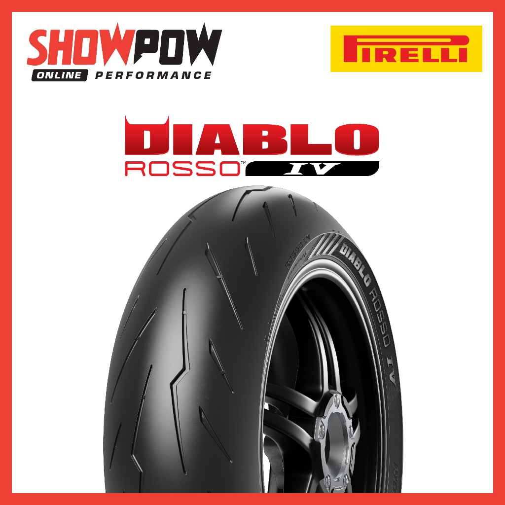 (พร้อมส่ง!) ยาง Pirelli Diablo ROSSO 4 ( ขายแยกไซส์ ) ยางมอเตอร์ไซค์ พีลาลี่ พีเรลลี่ พีราลี่
