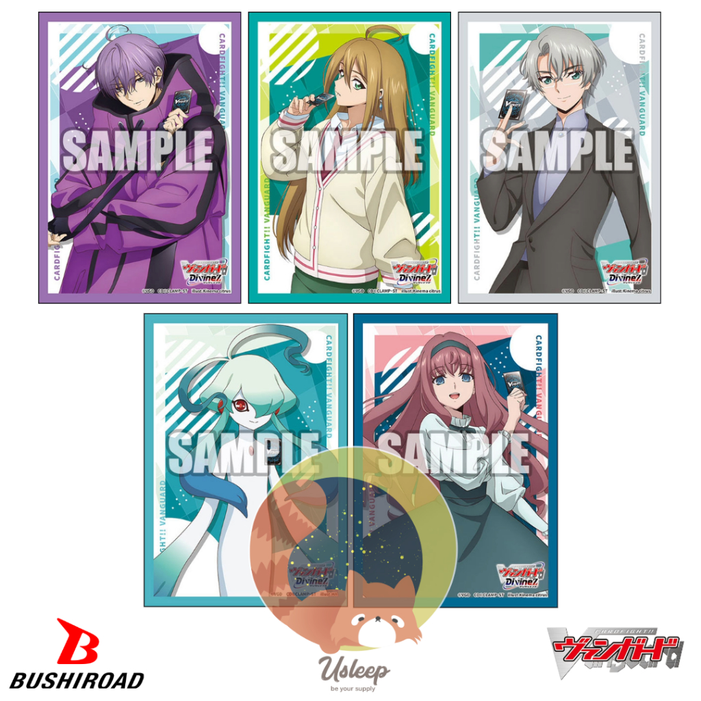 Bushiroad Sleeve Collection Mini Cardfight! Vanguard : Michiru Hazama, Megumi Okura, Raika Koshiba, 
