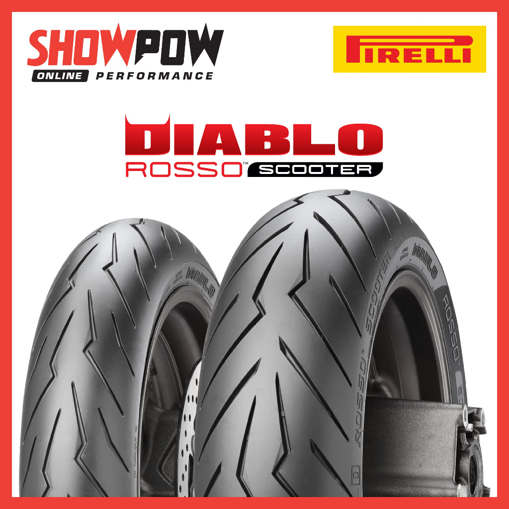 (พร้อมส่ง!) ยาง Pirelli DIABLO ROSSO SCOOTER ( ขายเป็นคู่ ) ยางมอเตอร์ไซค์ พีลาลี่ พีเรลลี่ พีราลี่