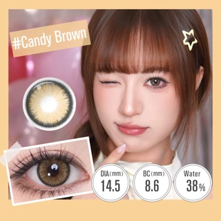 Magister & Realcon คอนแทคเลนส์ขายดี✨สีน้ำตาล✨6 เดือนโยนแว่นขยาย 14- 14.5 มม คอนแทคเลนส์