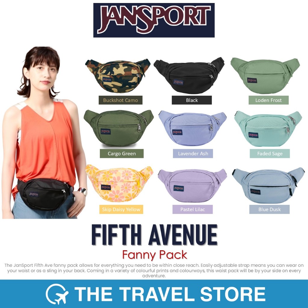 JANSPORT Fifth Avenue Fanny Pack | Bum Bag กระเป๋าคาดอก คาดเอว รุ่นขวัญใจมหาชน