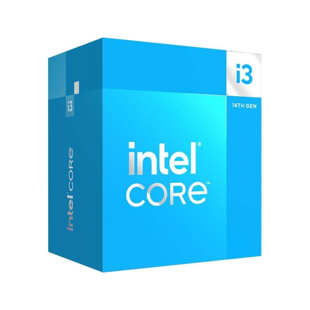 CPU Intel Core i3-14100 รุ่นล่าสุดจาก Intel มี Socket LGA-1700 มี 4 คอร์ 8 เทรด