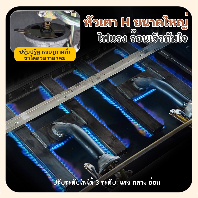 เตาสเต๊ก แก๊ส เตาสเต็ก อินฟาเรด เตาสเต็กหน้าเรียบ กระทะหน้าเรียบ เตาย่างสเต็ก  เตาเทปันยากิ เตาขนมเบื้อง แบบเตสแก๊ส - รูปที่ 2