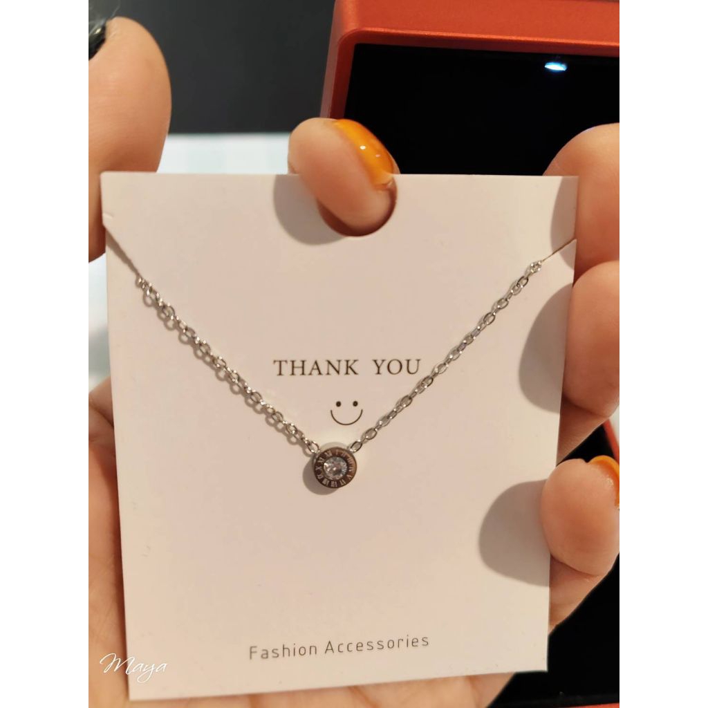 สร้อยคอสแตนเลสพร้อมจี้SA17W