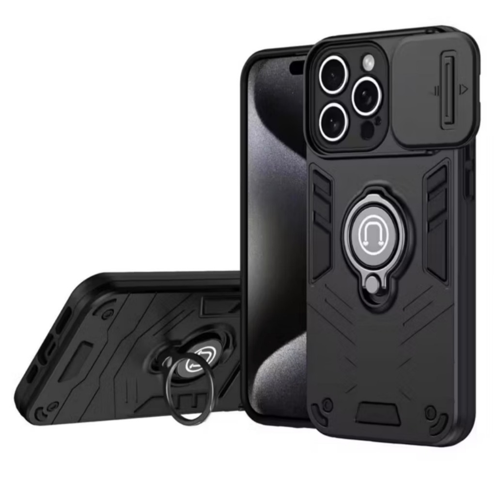 (พร้อมส่งจากไทย) เคสปิดกล้องกันกระแทก แหวนแม่เหล็กตั้งได้ Vivo X200 X200Pro Y100 Y03 Y18 Y28 Y28s Y19s Y04 Y29s Y39 Y200