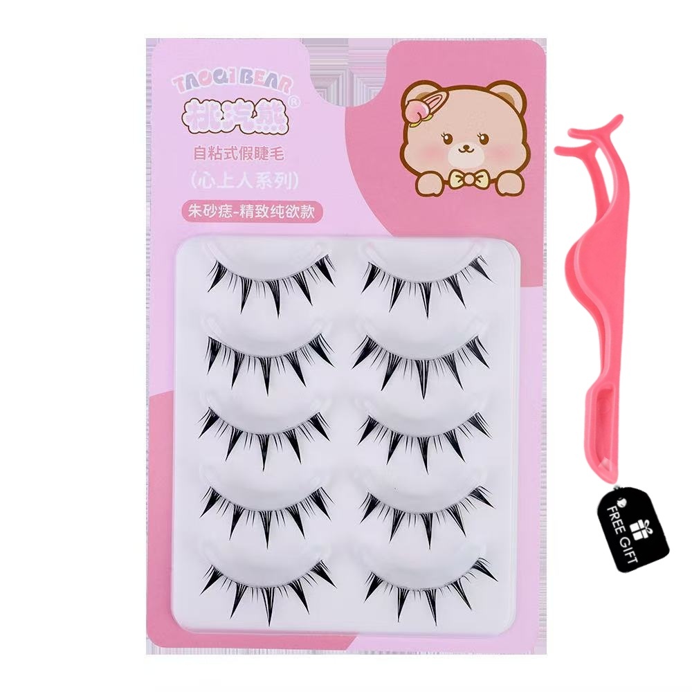 【ไม่ต้องใช้กาว ใช้ซ้ำได้】ขนตาปลอม3มิติ 5คู่ แบบมืออาชีพ มีกาวในตัว ไม่ต้องใช้กาว ขนตาปลอมธรรมชาติ - รูปที่ 5