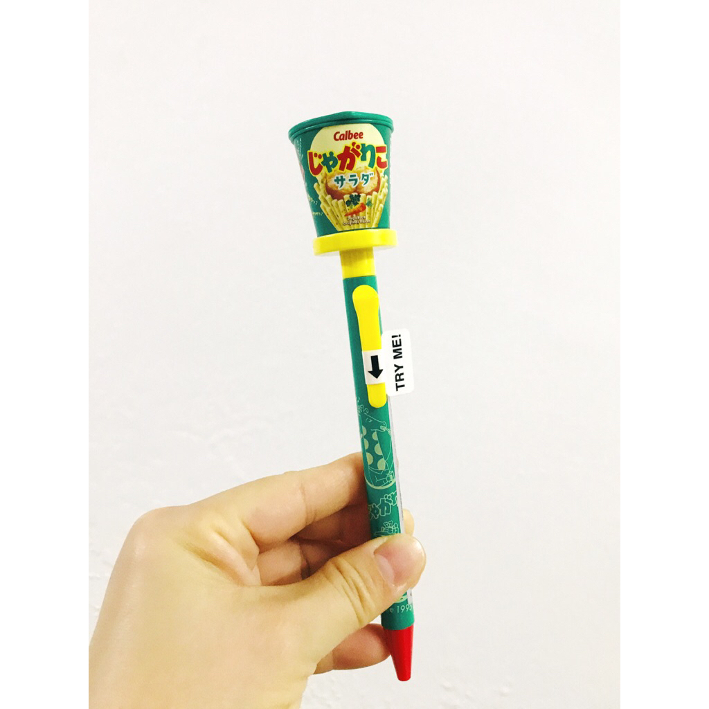 ปากกา Calbee Jagarico (สติ๊กเกอร์ชาดด้านบน)