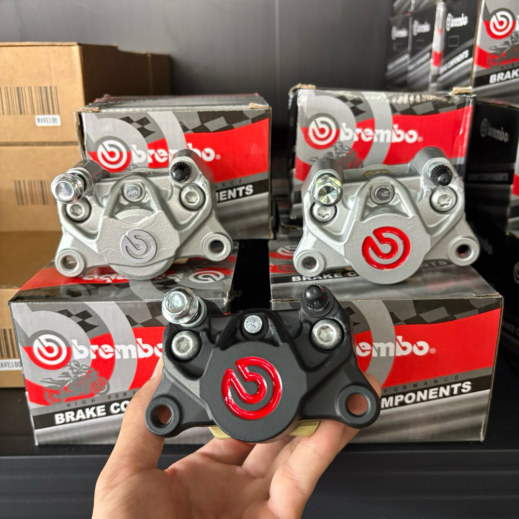 ปั้มเบรคล่าง ปั้มปักข้าง โลโก้ใหญ่‼️งานเหมือน พร้อมผ้าเบรค