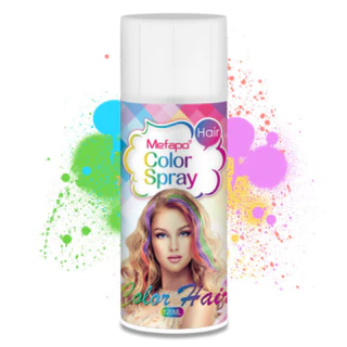 พร้อมส่ง สเปรย์สีผมขนาด 120 มล. สเปรย์สีผม ชั่วคราว สระล้างออกง่าย สีติดทน เปลี่ยนสีผมแบบใช้แล้วทิ้ง